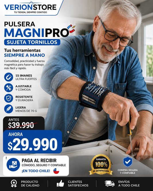 Pulsera Magnética Muñequera Sujeta Torni