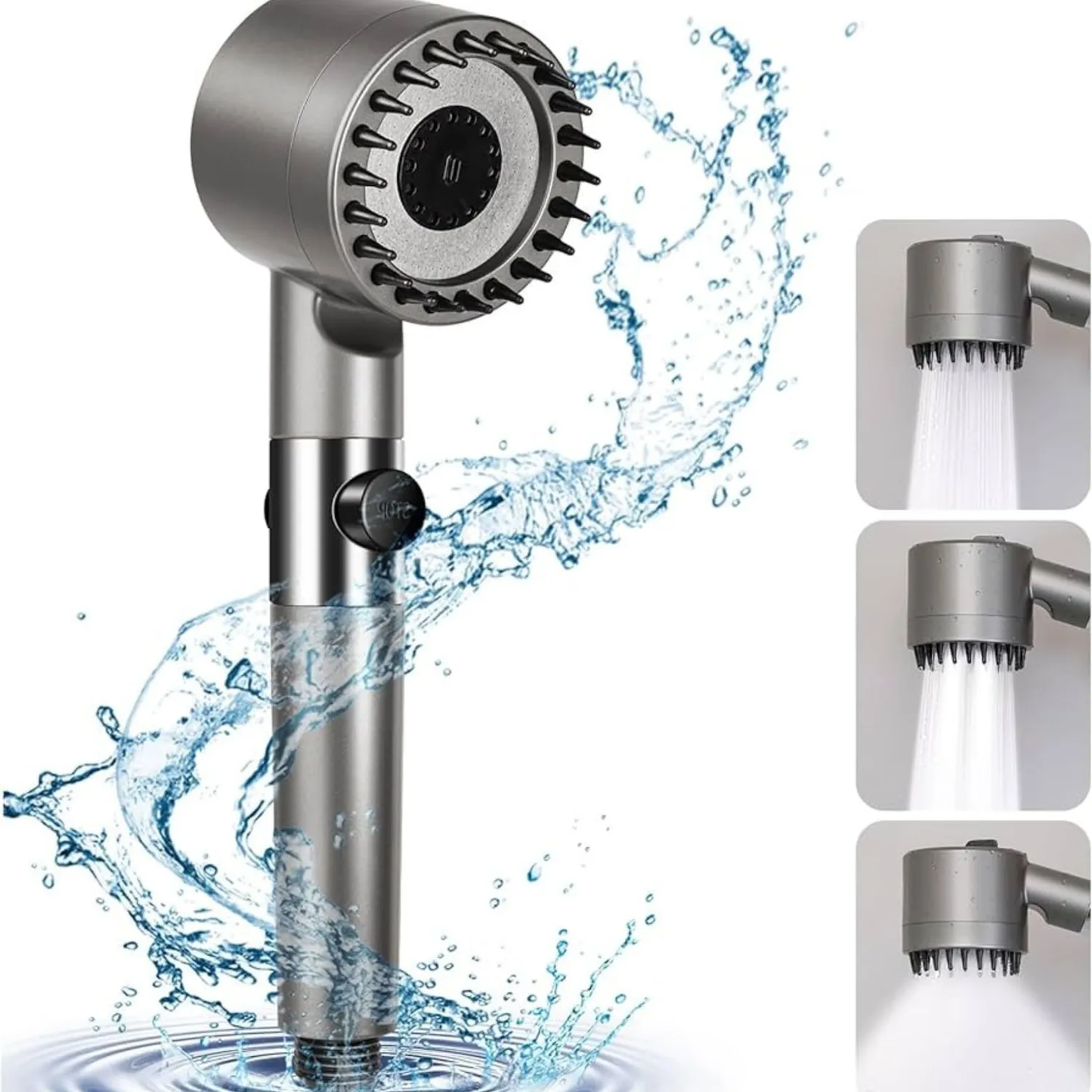 🚿Cabezal de Ducha Alta Presión con Filtro Purificador🚿