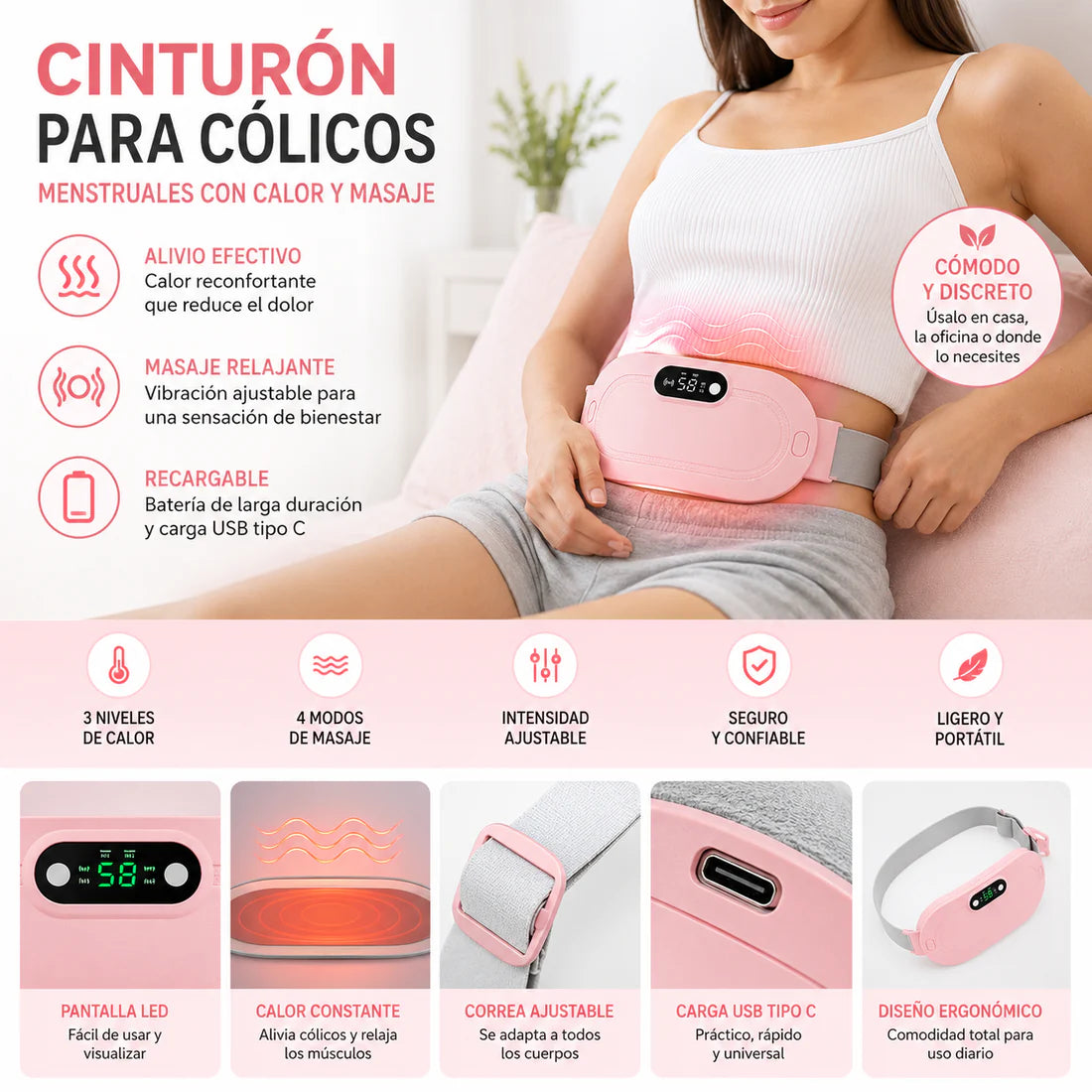 Cinturón Térmico para Colicos